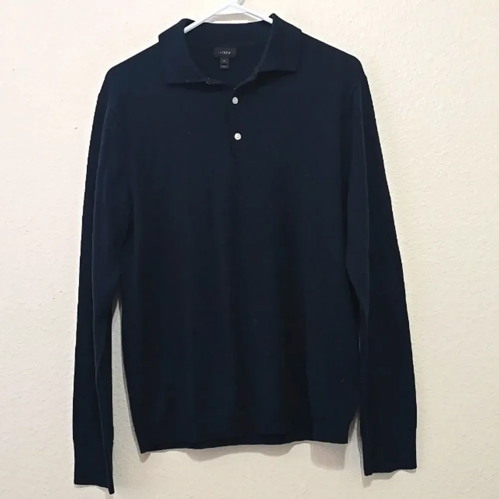 J.Crew 100% Wool collared sweater-polo M